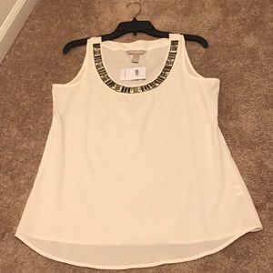 White/cream banana republic tank top!